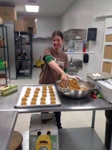 Pb and j cookies being made by a Burnt Bakery employee  (Photo obtained by https://www.facebook.com/Burntbaking)