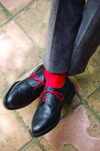 A professional shoe and sock combination  (Photo obtained via Pinterest)