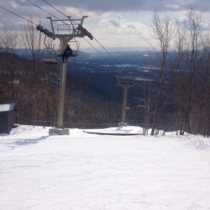 Photo of Mont Tremblant in Quebec (Photo by Emily Sassano, Ski and Snowboard Club Member)