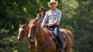 Scott Eastwood as Luke, and Britt Robertson, as Sophia, in a scene from the film The Longest Ride  (AP photo)