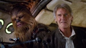 An aged Harrison Ford returns to the screen for Star Wars: The Force Awakens (AP photo)