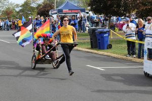 UNH PRIDE participated in the USGA Chariot Races (Photo by Jaime Graden/Charger Bulletin photo)