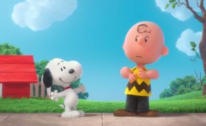 A still from The Peanuts Movie, featuring Snoopy and Charlie Brown (AP photo)