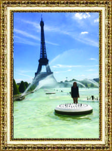 Katie Harrison,  Senior Trocadero Fountain Paris, France June 2015 “Sometimes, I like to stand in fountains in Paris.” 