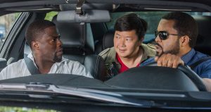 Kevin Hart, Ken Jeong and Ice Cube in a scene from Ride Along 2 (AP photo)