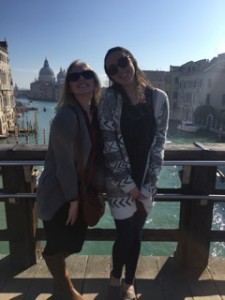 Deanna and Anelia in Venice (photo provided by Anelia Marston)