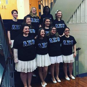 The new sisters of Alpha Sigma Kappa (Photo provided by Maria Vlahos)