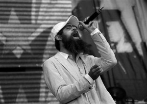 FILE - In this Sept. 9, 2007 file photo, Matisyahu performs at Farm Aid on Randall's Island in New York.