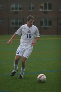 UNH Men’s soccer player #15 Matt Sarrazin
