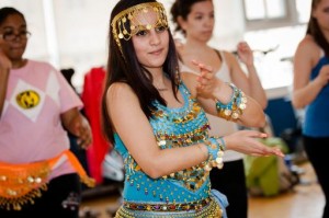 Students being taught how to belly dance. (Steve Blazo  Photography) 