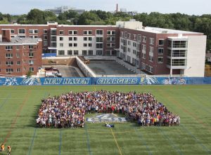 Photo taken of the class of 2015 on Kayo Field during Welcome Week 2011 (OSA Photo)