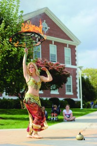 Antonalia the Fire Goddess (Office of Student Activities Photo)