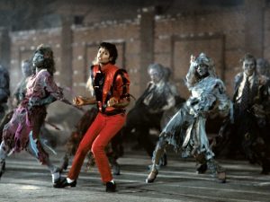  A scene from Michael Jackson’s classic Thriller music video  (Photo provided by Michael Jackson fan club)