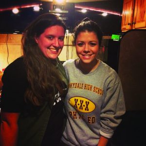 Music Editor Ashley Winward and We Are The In Crowd's Tay Jardine (Photo provided by Ashley Winward)
