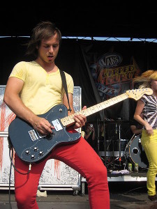 Farro with Paramore in 2007 at Van’s Warped Tour  (Photo obtained via Facebook)