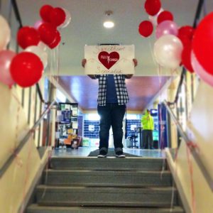 Fully Charged delivered Sweetheart Serenades for Valentine’s Day  (Photo obtained via Fully Charged’s Facebook) 