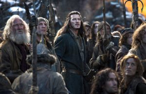 Luke Evans stars as Bard in the film  The Hobbit: The Battle of the Five Armies (AP photo)