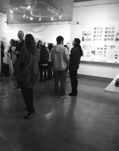 Students admiring the artwork (Photo by Francesca Fontanez)